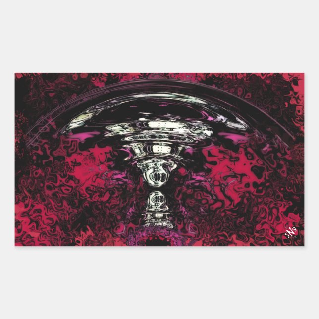 Nuclear blast rectangular sticker (Front)