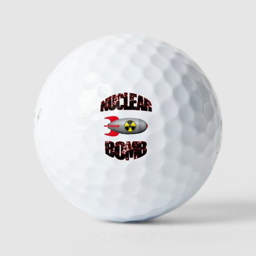 Nuclear Bomb Golf Balls