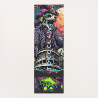Nuclear Crunch Mutant & Zombie Skeleton | Dark Fan Yoga Mat