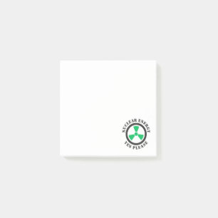 Nuclear Energy, Yes Please, Nuclear Power Post-it Notes