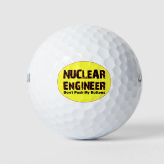 Nuclear Engineer Buttons Golf Balls