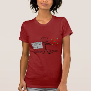 Nuclear Engineer Gifts--Stick People Humor T-Shirt