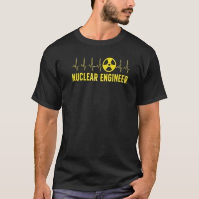 Nuclear Engineer Heartbeat Nuclear Engineering T-Shirt