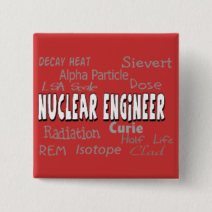 Nuclear Engineer Terminology Gifts Button