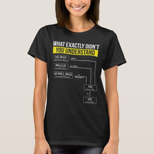 Nuclear Engineering Nuclear Nuclear Professor T-Shirt (Front)