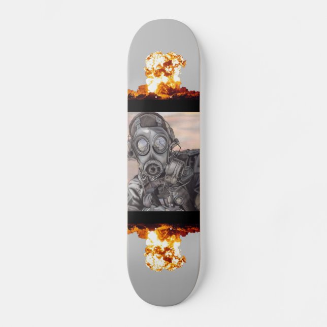 Nuclear Explosion Cool Skateboard (Front)