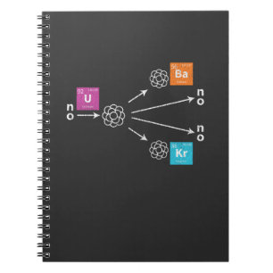 Nuclear Fission Physics Uranium Barium Krypton Notebook