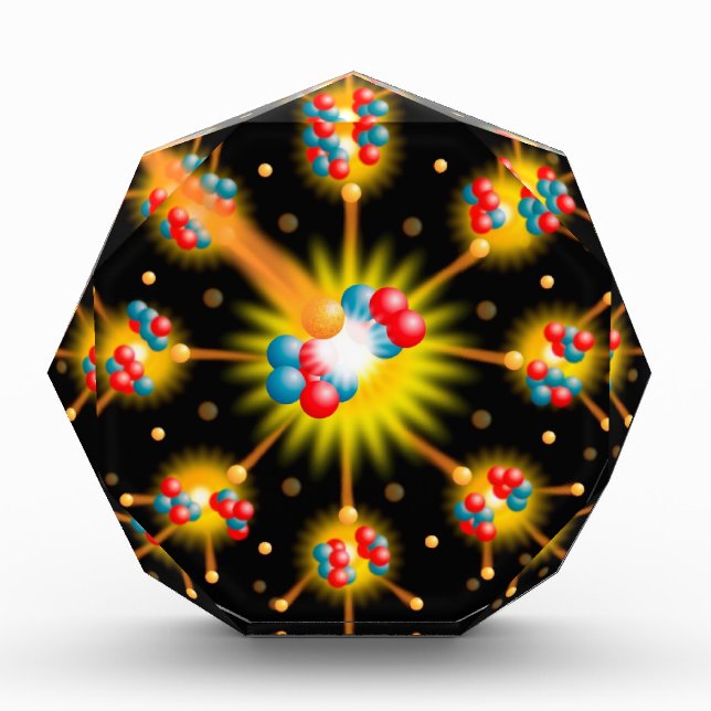 Nuclear Fission Science Acrylic Award (Front)