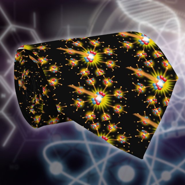 Nuclear Fission Science Fun Modern Tie (Nuclear Fission Science Fun Modern Tie)