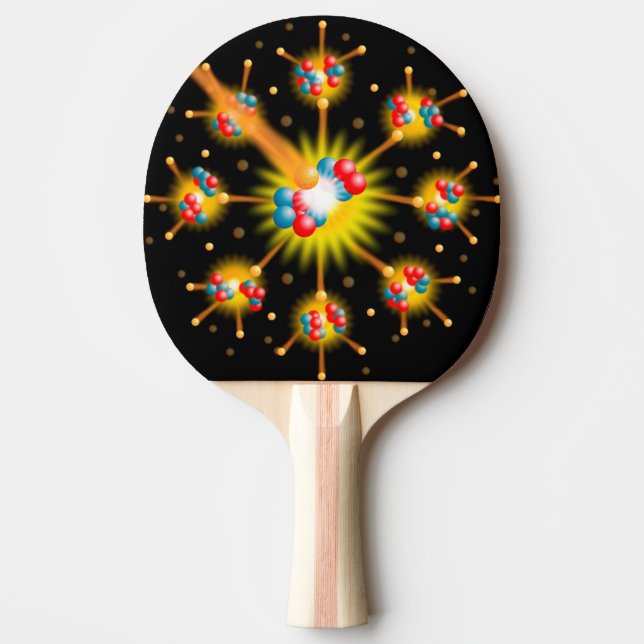 Nuclear Fission Science Ping-Pong Paddle (Front)