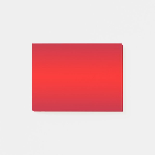 Nuclear Gradient Red Trend Color Background Post-it Notes (Front)