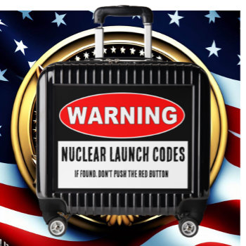 Nuclear Launch Codes Luggage by AardvarkApparel at Zazzle