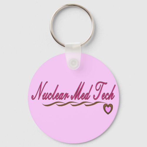 Nuclear Med Tech Gifts Keychain