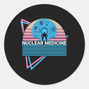 Nuclear Medicine Classic Round Sticker