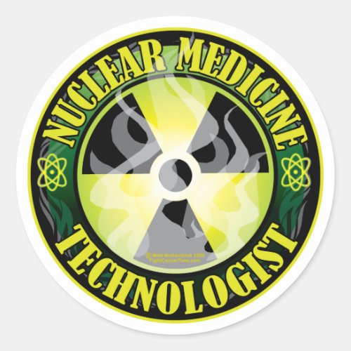 Nuclear Medicine Tech 2 Classic Round Sticker