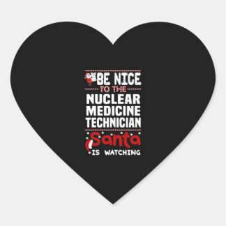 Nuclear Medicine Technician Heart Sticker