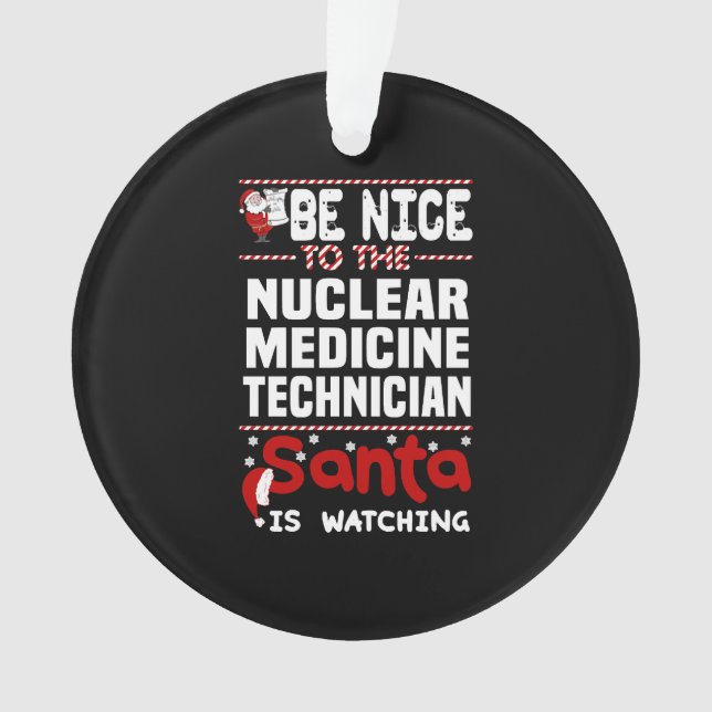 Nuclear Medicine Technician Ornament (Front)