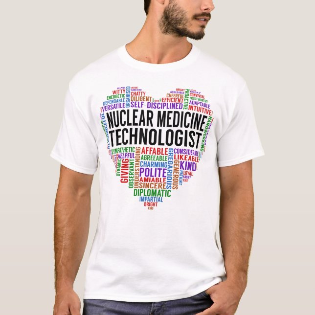 Nuclear Medicine Technologist Heart T-Shirt (Front)