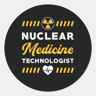 Nuclear Medicine Technologist Rad Techs Radiology Classic Round Sticker