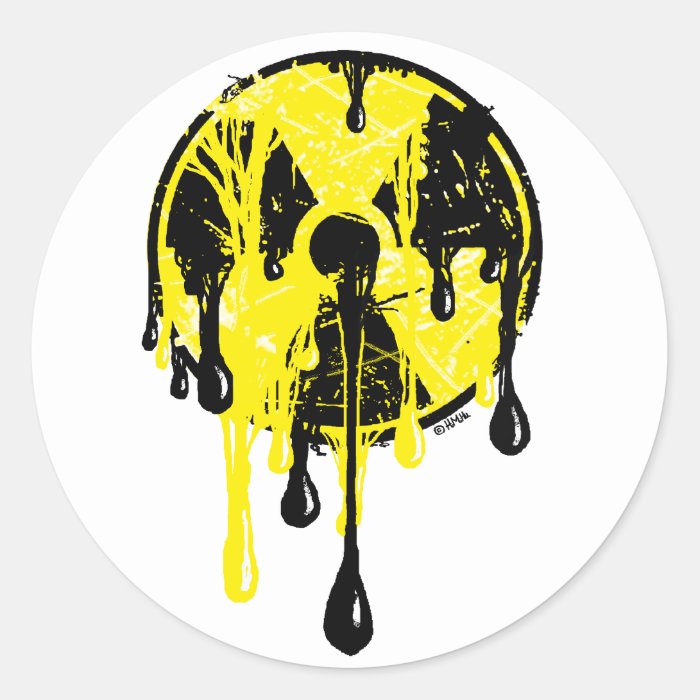 Nuclear meltdown stickers