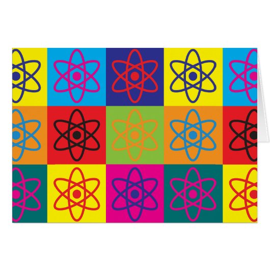 Nuclear Physics Pop Art Cards (Front Horizontal)