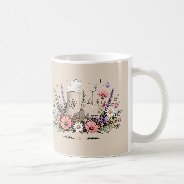 Nuclear Power Blossoms Coffee Mug (Right)