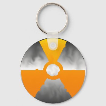 Nuclear Power Keychain by GrooveMaster at Zazzle