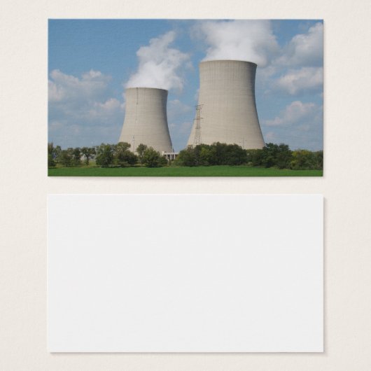 Nuclear Power Plant Cooling Towers (Front & Back)