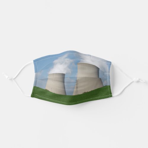 Nuclear Power Plant Cooling Towers Adult Cloth Face Mask