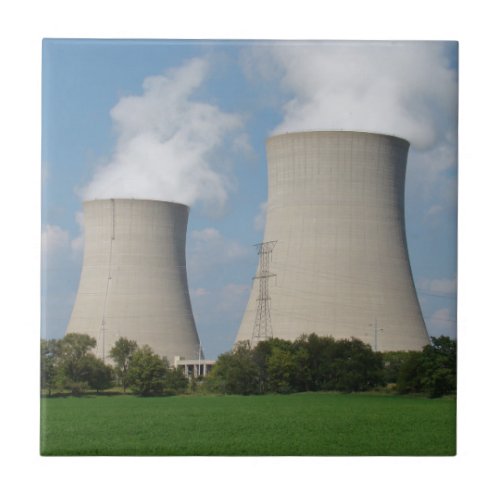 Nuclear Power Plant Cooling Towers Ceramic Tile