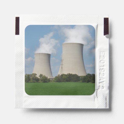 Nuclear Power Plant Cooling Towers Hand Sanitizer Packet