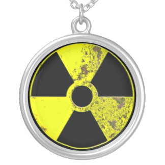 Nuclear Powered Silver Plated Necklace