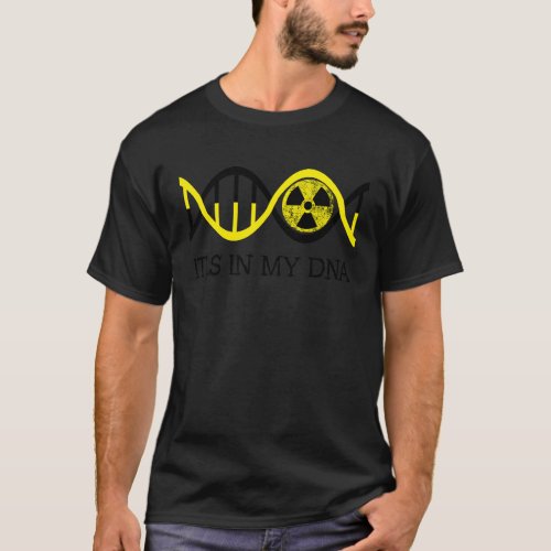 Nuclear Radiation DNA Chernobyl Fallout Hazard Rad T_Shirt