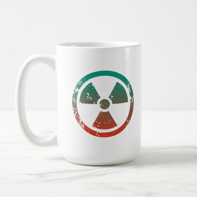 Nuclear radioactive sign coffee mug (Left)
