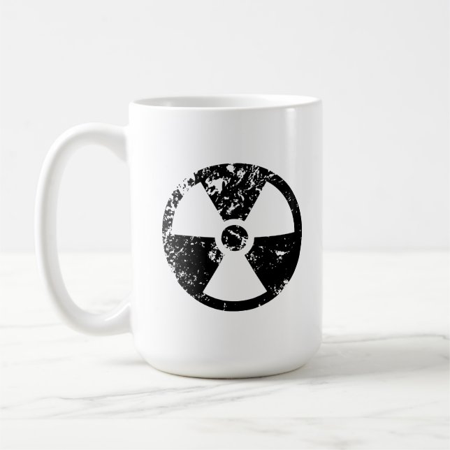 Nuclear radioactive sign coffee mug (Left)