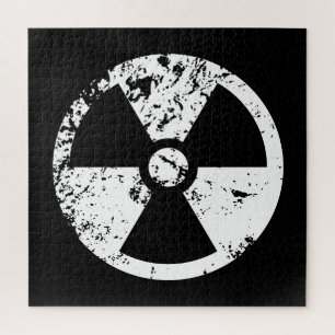 Nuclear radioactive sign jigsaw puzzle