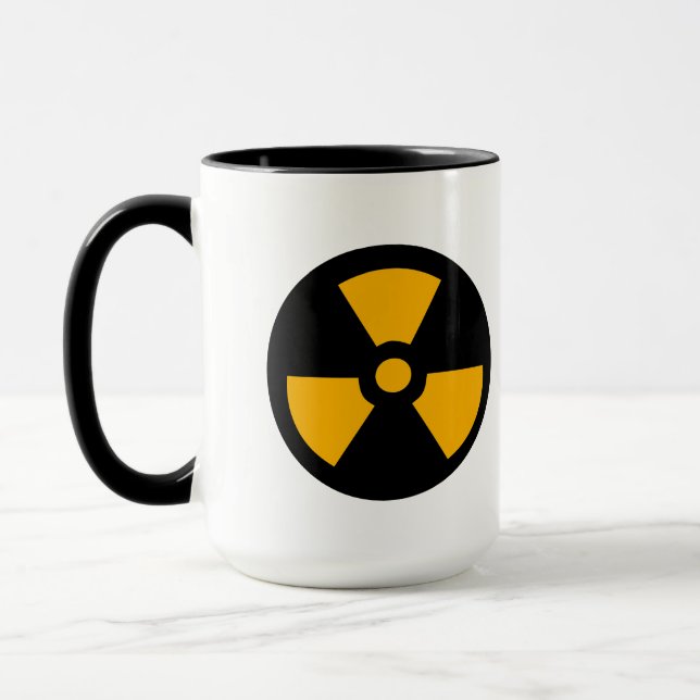 Nuclear radioactive sign mug (Left)