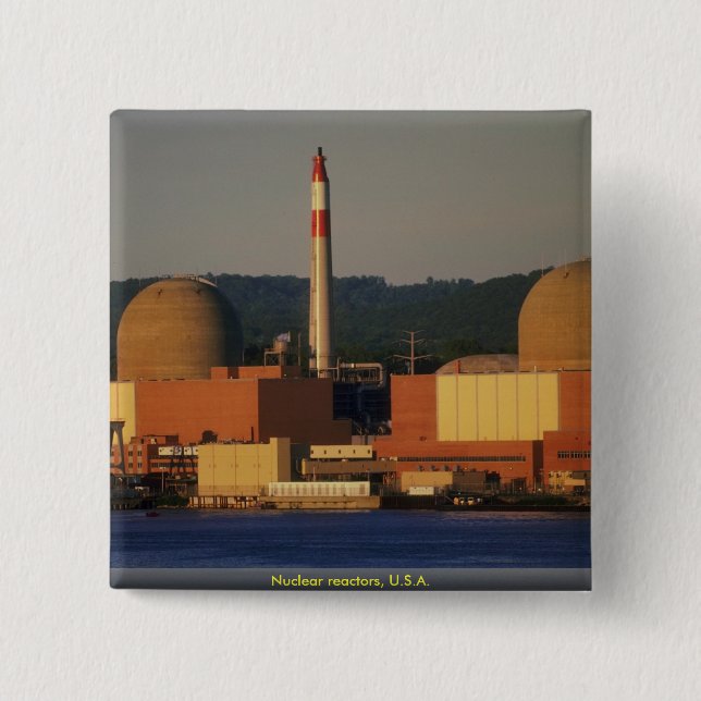 Nuclear reactors, U.S.A. Button (Front)