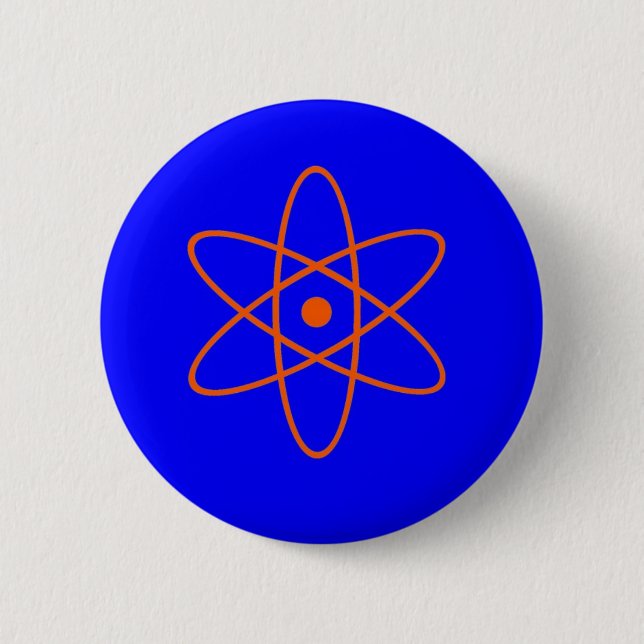 Nuclear Sign Pinback Button (Front)
