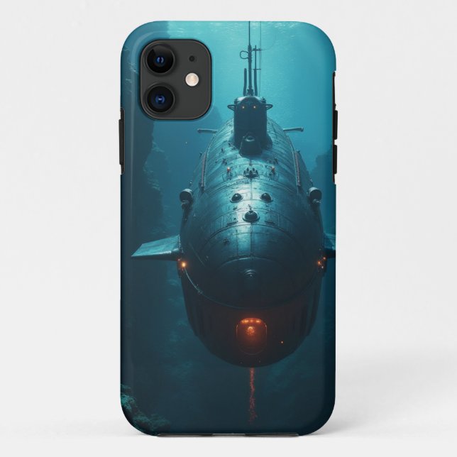 Nuclear submarines in deep water  Case-Mate iPhone case (Back)