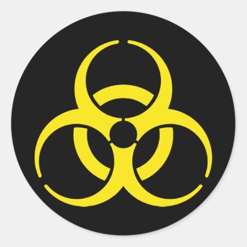 Nuclear Symbol Classic Round Sticker