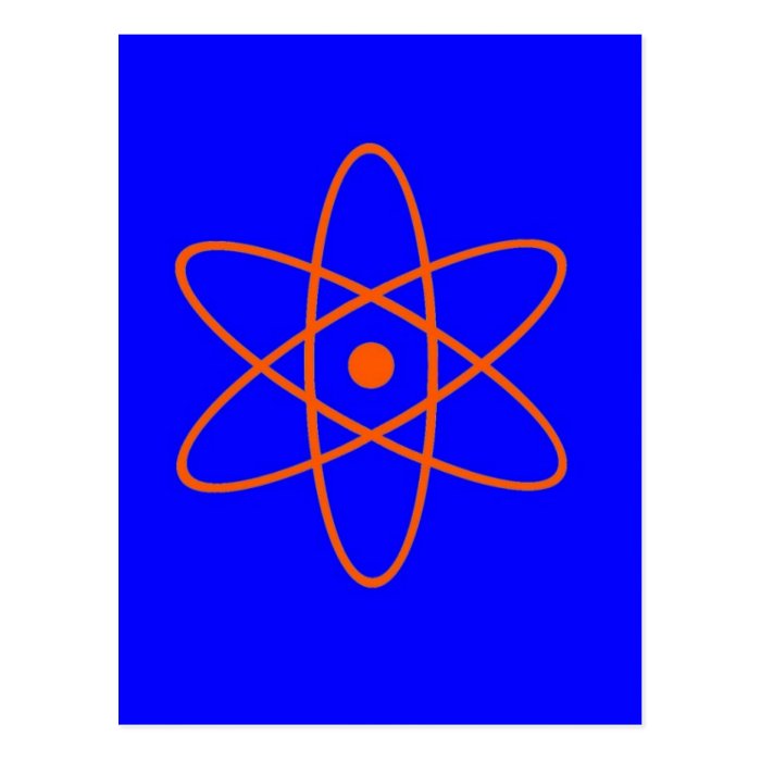 Nuclear Symbol Postcard