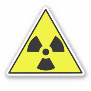 Nuclear Symbol Sticker