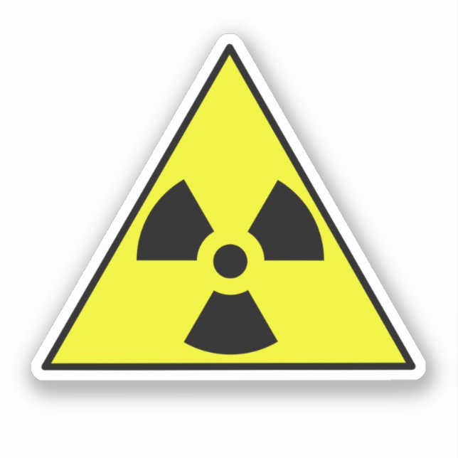 Nuclear Symbol Sticker (Front)