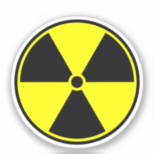 Nuclear Symbol Sticker