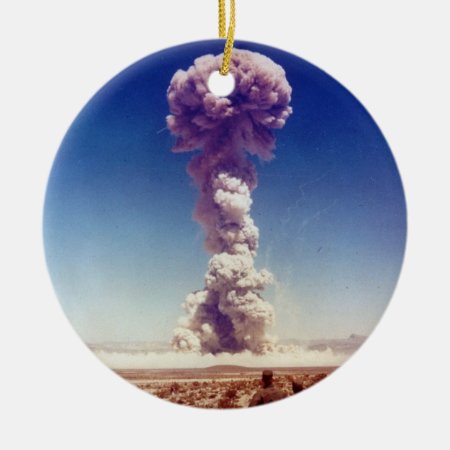 Nuclear Weapons Test Operation Buster-jangle 1951 Ceramic Ornament