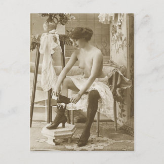 Nude Woman French Postcard