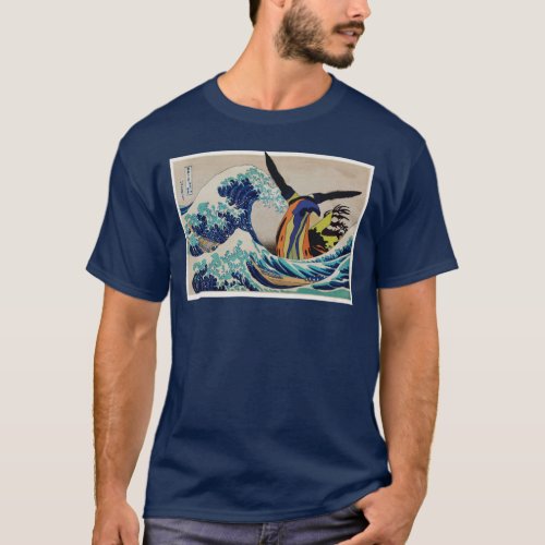 Nudibranch and the Great Wave Off Kanagawa T_Shirt