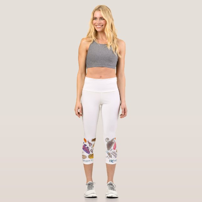 Nudibranch Capri Leggings (Front)