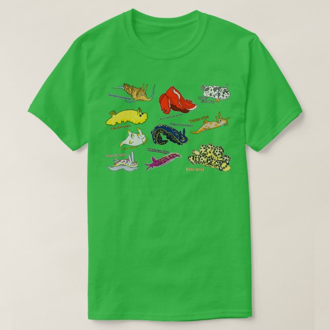 Nudibranch collage T-Shirt (Design Front)